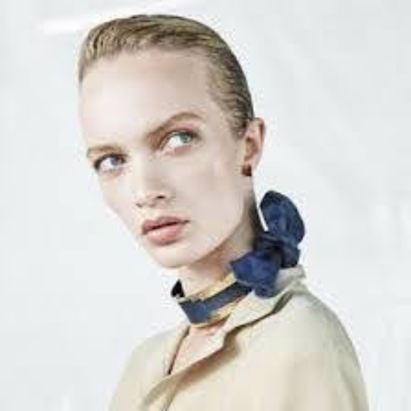 NWT Monica Sordo collar with interchangeable scarf - Picture 6 of 7